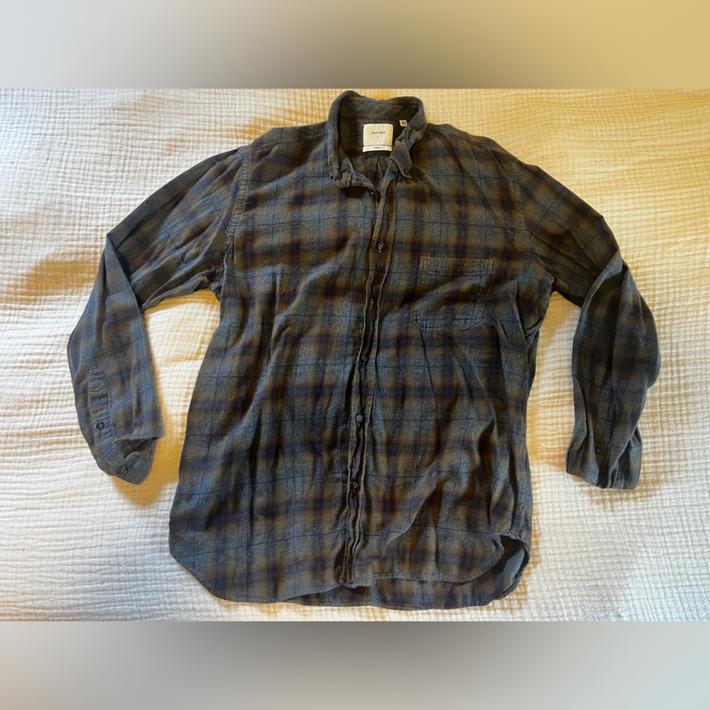 Billy Reid long sleeve button up shirt